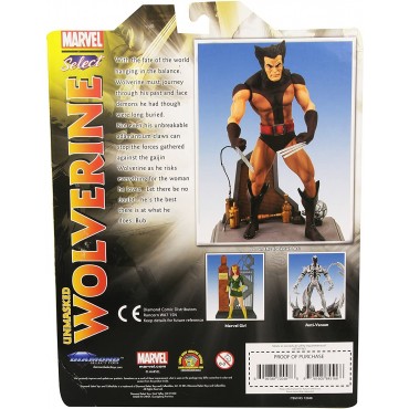 Figura Lobezno Desenmascarado Unmasked Wolverine X-Men Marvel Articulada 18 cms