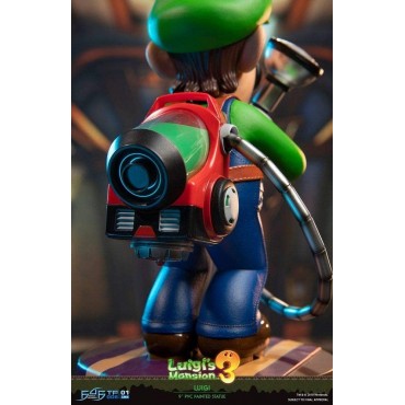 Figura Luigi de Luigi's Mansion Super Mario Bros Estatua 20 cms