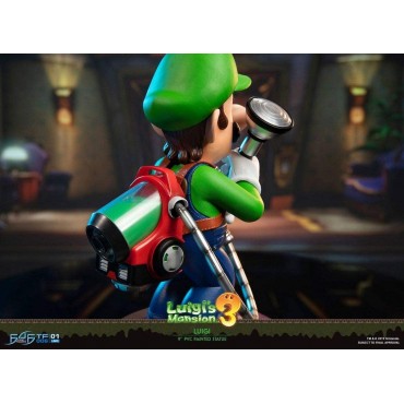 Figura Luigi de Luigi's Mansion Super Mario Bros Estatua 20 cms