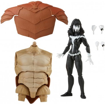 Figura Marvel's Shriek Spider-Man Marvel Legends Series Build A Figure Articulada 15 cms 