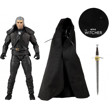 Figura Geralt de Rivia The Witcher Articulada 18 cms