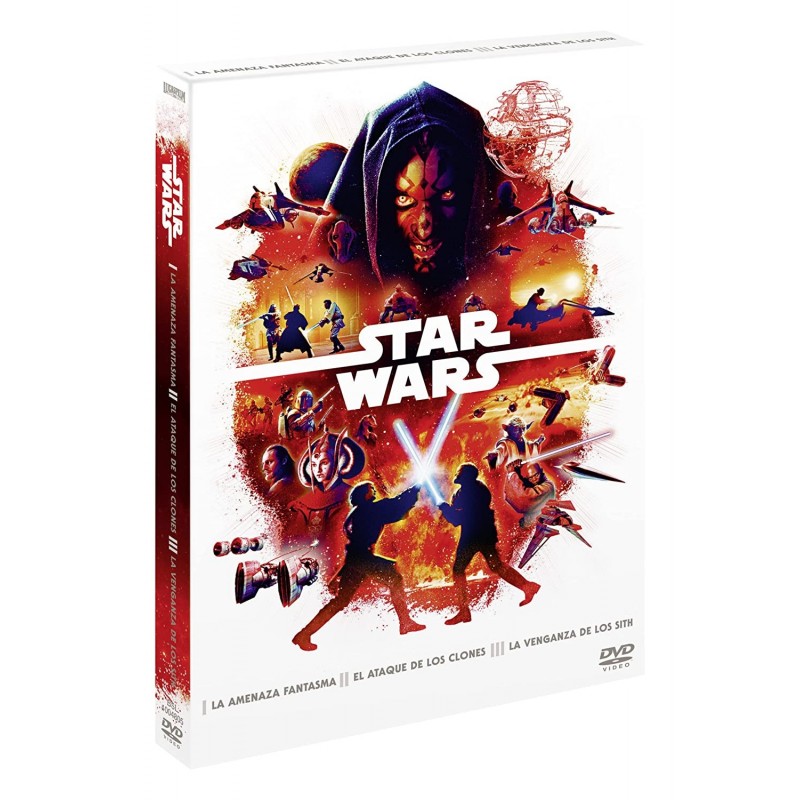 Trilogía Star Wars Episodios 1-3 (Ediciones remasterizadas) [DVD]