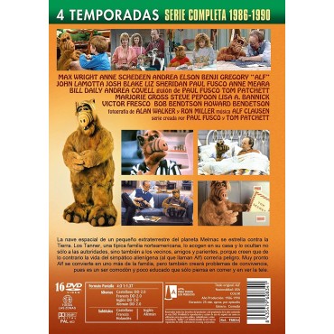 ALF Serie Completa Temporadas 1-4 (16 DVDs ) Edición Sencilla [DVD]