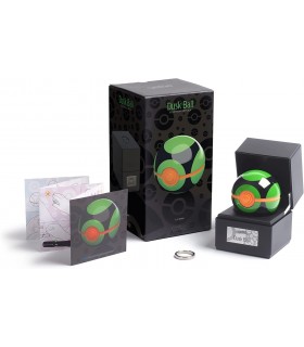 Bola Réplica Electrónica Die Cast Pokemon Dusk Ball Verde