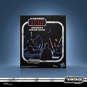 Figura Emperador Palpatine en Trono Diorama Articulada 9,5 cms