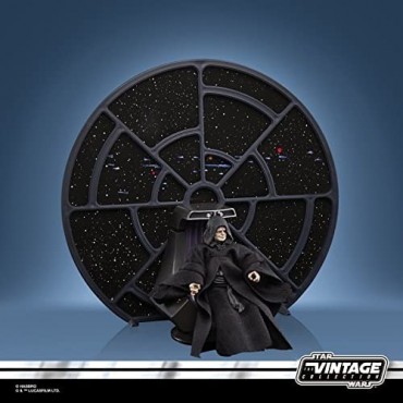 Figura Emperador Palpatine en Trono Diorama Articulada 9,5 cms