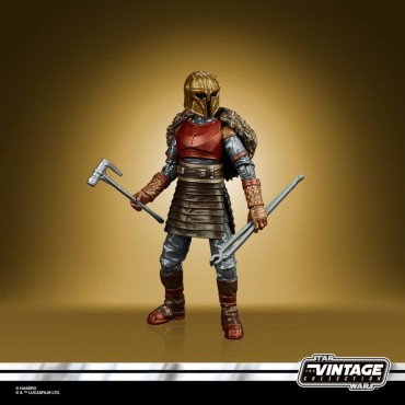 Figura The Armorer The Mandalorian Star Wars Vintage Carbonized Collection Articulada 9,5 cms