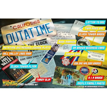 Caja Regreso al Futuro (English version) Back to the Future Time Travel Memories Colección