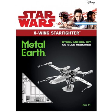 Maqueta Caza X-Wing Star Wars de Metal 3D