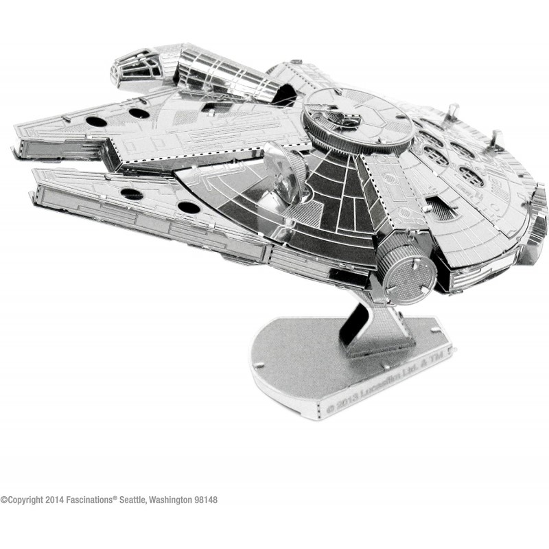 Maqueta Halcón Milenario Star Wars de Metal 3D