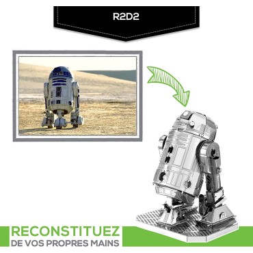 Maqueta R2-D2 Star Wars de Metal 3D