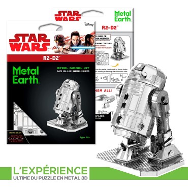 Maqueta R2-D2 Star Wars de Metal 3D