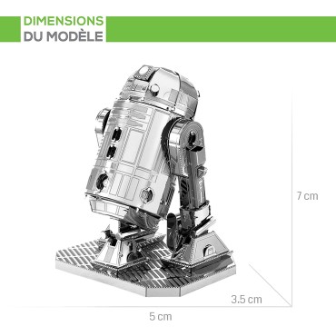 Maqueta R2-D2 Star Wars de Metal 3D