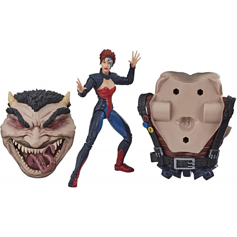 Figura Jean Grey X-Men Marvel Legends Series Accesorio Build-A-Figure Sugar Man Articulada 15 cms