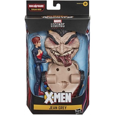 Figura Jean Grey X-Men Marvel Legends Series Accesorio Build-A-Figure Sugar Man Articulada 15 cms