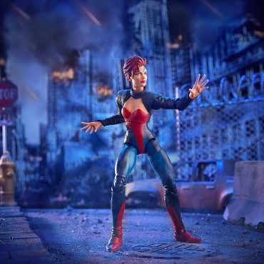 Figura Jean Grey X-Men Marvel Legends Series Accesorio Build-A-Figure Sugar Man Articulada 15 cms