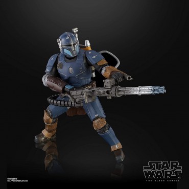 Figura Heavy Infantry Mandalorian Deluxe The Black Series Star Wars Articulada 19 cms