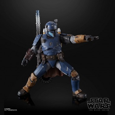 Figura Heavy Infantry Mandalorian Deluxe The Black Series Star Wars Articulada 19 cms