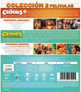 Los Croods 1-2 [Blu-ray]