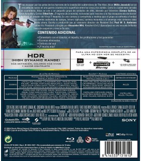 Resident Evil 2: Apocalipsis [4K UHD,Blu-ray] (2004) Resident Evil: Apocalypse (Resident Evil 2)