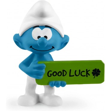 Figura Pitufo Good Luck 4 cms