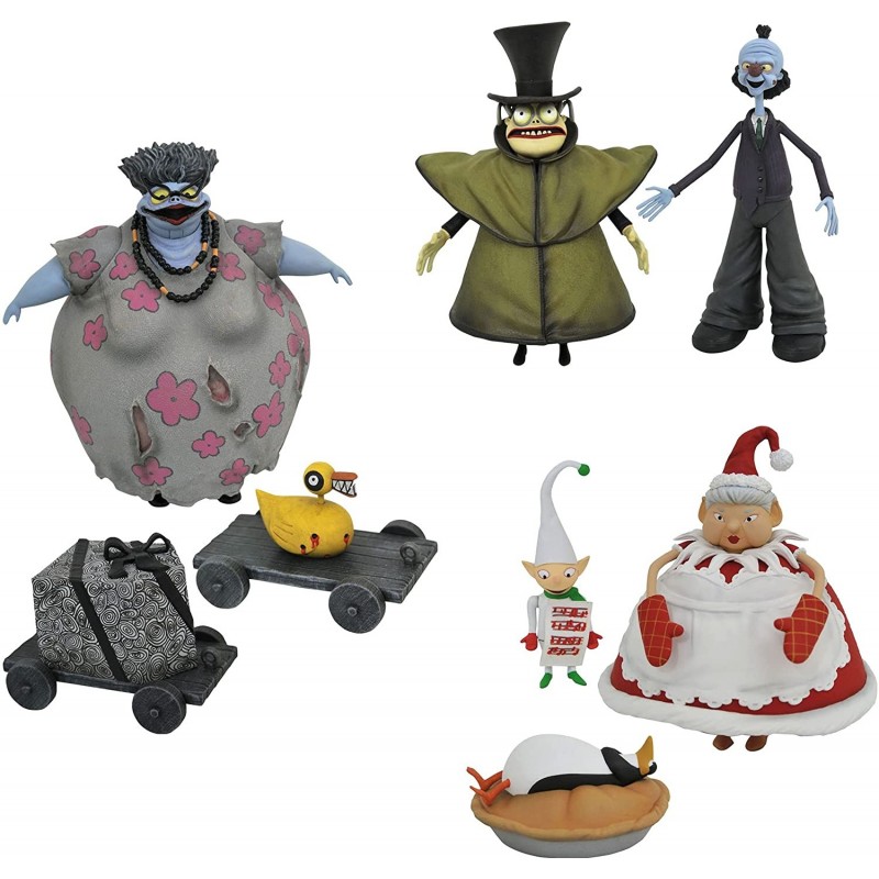 Pack Figuras Pesadilla Antes de Navidad + Accesorios
