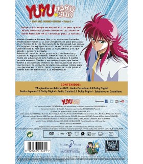 Yu Yu Hakusho Box 2 Episodios 26 A 46. (21ep) La Saga Del Torneo Oscuro. Parte 1. [DVD]