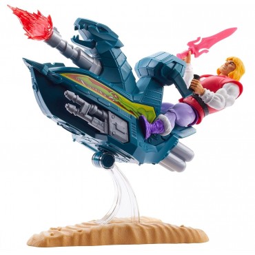 Figura Prince Adam & Sky Sled Masters del Universo Articulada 15 cms