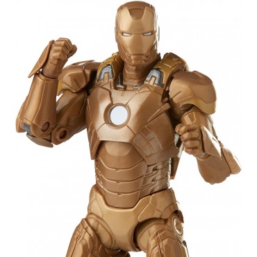 Figuras Happy Hogan & Iron Man Mark XXI Marvel Legends Infinity Saga Articuladas 15 cms