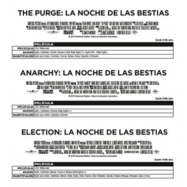 La purga Pack 1-5 [DVD]