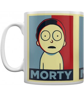 Taza Morty Rick y Morty Cerámica 315 mls 
