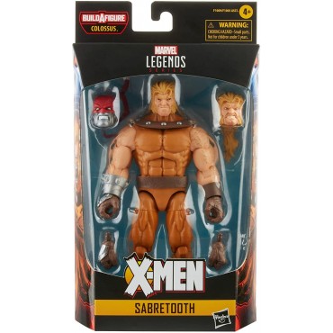 Figura Sabretooth Dientes de Sable X-Men Marvel Legends Articulada 15 cms