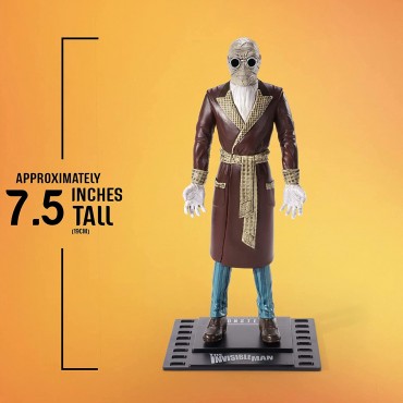 Figura Hombre Invisible Universal Monsters Bendyfigs Flexible 18 cms