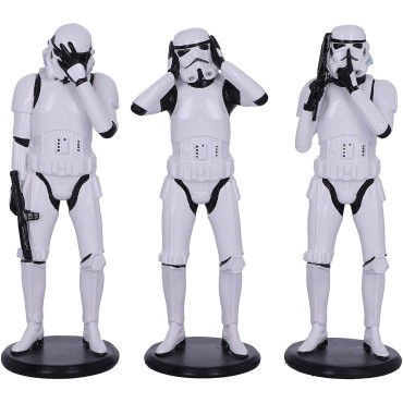 Figuras Tres Sabios Three Wise Stormtroopers Star Wars 14 cms