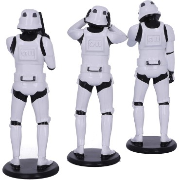 Figuras Tres Sabios Three Wise Stormtroopers Star Wars 14 cms