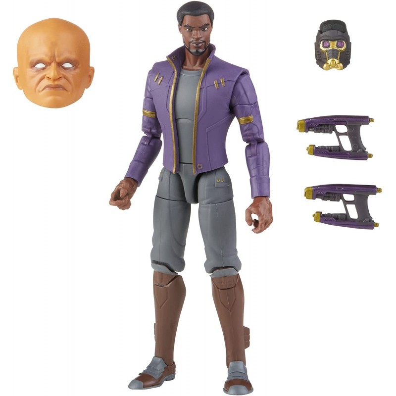 Figura T'Challa Star-Lord What If Marvel Legends Articulada 15 cms 