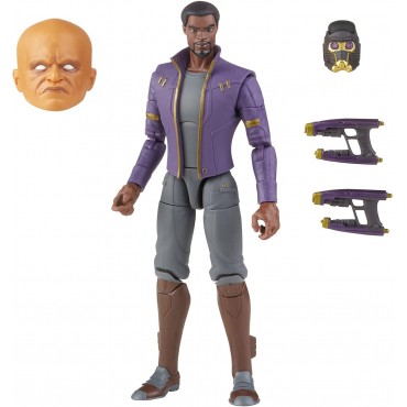 Figura T'Challa Star-Lord What If Marvel Legends Articulada 15 cms 