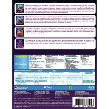 Colección Vengadores 1-4 + Disco Bonus [Blu-ray]