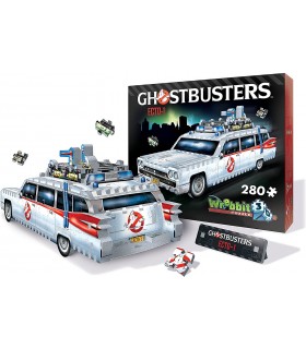 Puzle Coche ECTO-1 3D  Cazafantasmas Ghostbusters