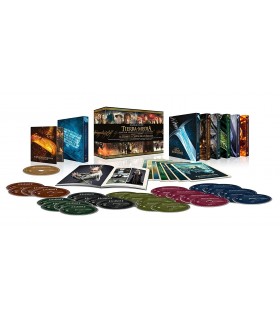 Pack Tierra Media (El Hobbit y El Señor de los Anillos) - Edición Coleccionista 4k UHD + Blu-ray (31 DISCOS) [Blu-ray]