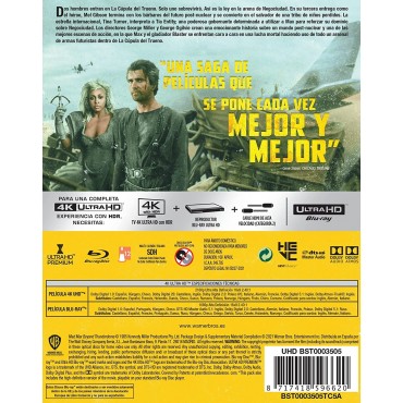 Mad Max 3: Más Allá de la Cúpula del Trueno (1985) - Steelbook 4k UHD + Blu-ray [Blu-ray]