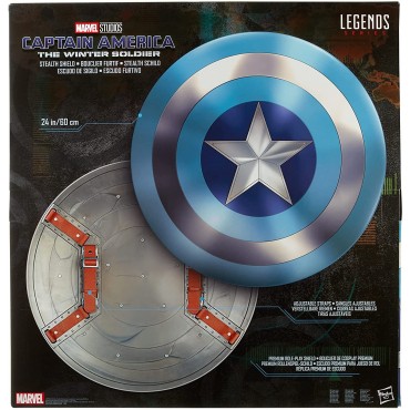 Réplica Escudo Sigilo Capitán América el Soldado de Invierno Marvel Legends Diámetro 60 cms