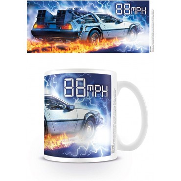 Taza Regreso al Futuro 88 MPH Back to the Future Cerámica 320 mls 