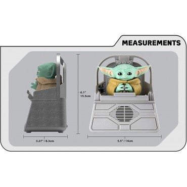 Figura The Child Grogu Dancing The Mandalorian Star Wars Robótica Altavoz Bluetooth 15 cms                      