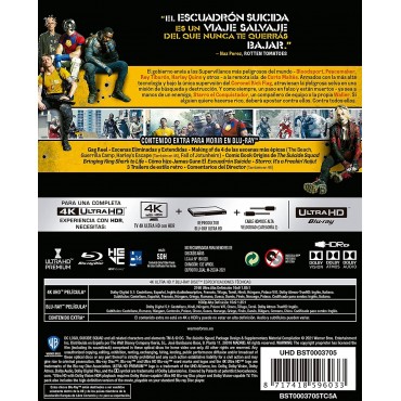 El Escuadrón Suicida (2021) - Steelbook 4k UHD + Blu-ray [Blu-ray]