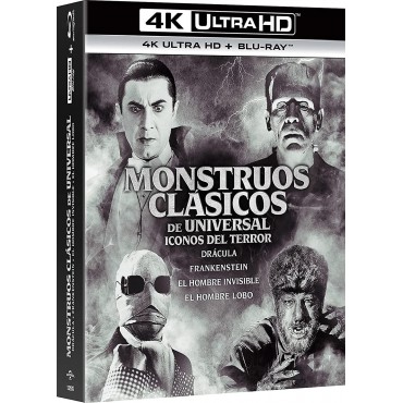 Monstruos Clásicos Universal Pack (4K UHD + Blu-ray) [Blu-ray]