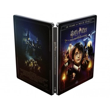 Harry Potter y la Piedra Filosofal Steelbook + Magical Movie Mode [4K UHD,Blu-ray] (2001) Harry Potter And The Sorcerer'S Stone 