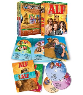 ALF Serie Completa Temporadas 1-4 (16 DVDs ) Edicion Especial Digipack + Postales 1986 [DVD]