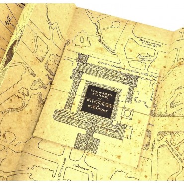 Mapa Réplica Harry Potter Marauder's Map Mapa del Merodeador