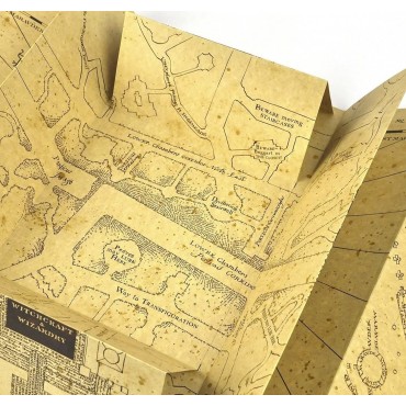 Mapa Réplica Harry Potter Marauder's Map Mapa del Merodeador